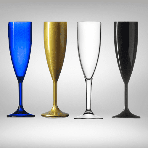 Plastic Champagne Flutes