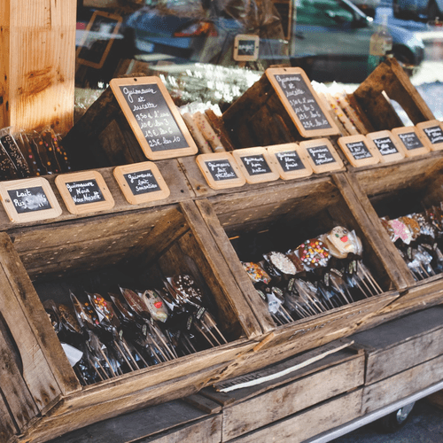 Wooden Crates Condiment Holders