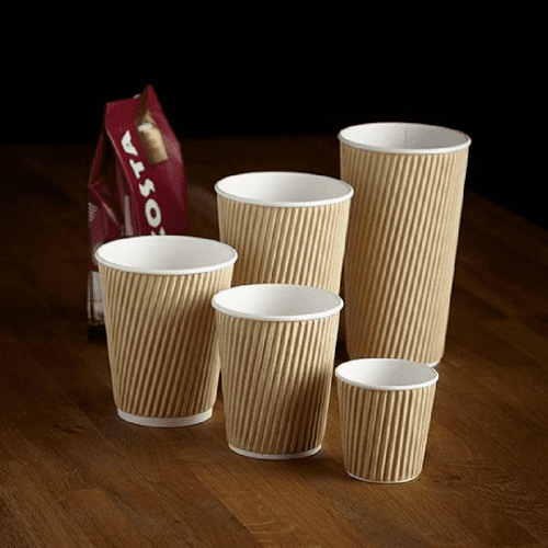 Triple Wall Ripple Hot Cups