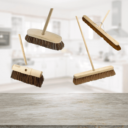 Wooden Brooms & Broom Heads