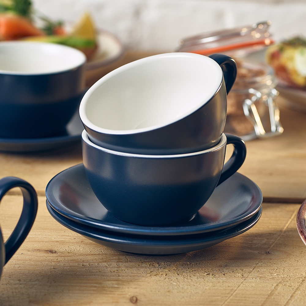 Matt Blue Beverage Tableware