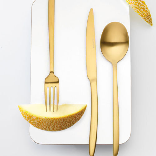 Orca Matt Gold Cutlery