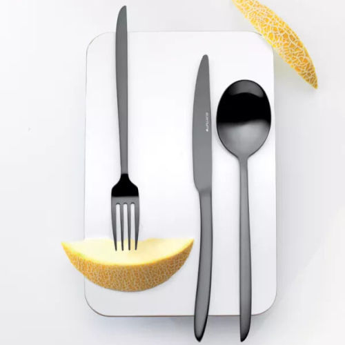 Orca Matt Black Cutlery